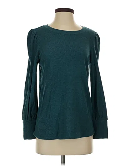 Pre-owned Jjill Pullover Sweater In Teal