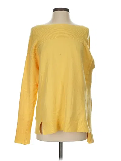 Pre-owned Jjill Pullover Sweater In Yellow