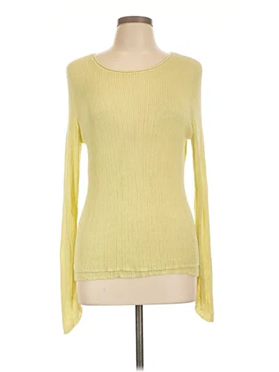 Pre-owned Jjill Pullover Sweater In Yellow