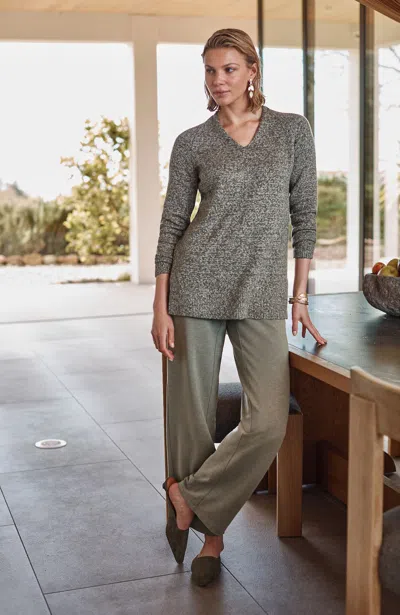 Jjill J.jill Pure Jill Affinity Pull-on Wide-leg Pants In Green