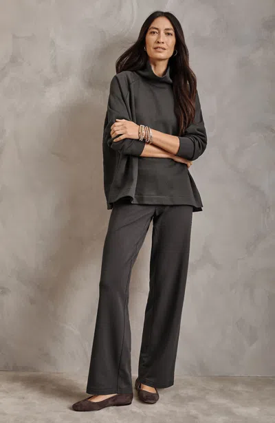Jjill J.jill Pure Jill Affinity Pull-on Wide-leg Pants In Onyx