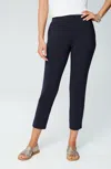 Jjill J.jill Pure Jill Affinity Slim-leg Crops In Deep Blue