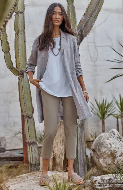 Jjill J.jill Pure Jill Affinity Slim-leg Crops In Driftwood