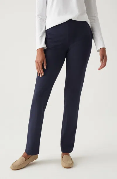 Jjill J.jill Pure Jill Affinity Slim-leg Pants In Deep Blue