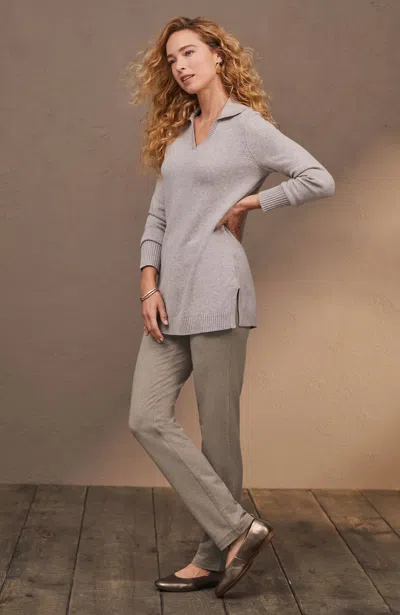 Jjill J.jill Pure Jill Affinity Slim-leg Pants In Morel Heather