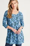 Jjill J.jill Pure Jill Ballet-sleeve Tunic In Gray