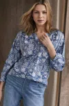 Jjill J.jill Pure Jill Block-printed Popover