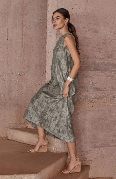 Jjill Pure Jill Crinkled Jacquard Dress