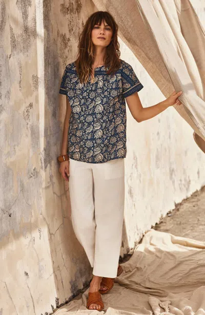 Jjill J.jill Pure Jill Cropped Trousers In Moonbeam