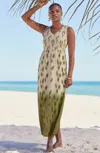 Jjill J.jill Pure Jill Dip-dyed Ikat Dress