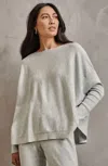Jjill J.jill Pure Jill Dolman-sleeve Sweater In Soft Grey Heather