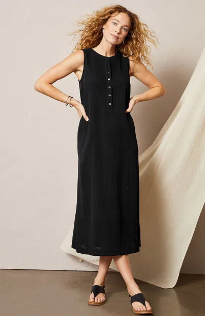 Jjill J.jill Pure Jill Double-gauze Midi Dress