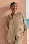 Jjill J.jill Pure Jill Eyelet Button-front Shirt