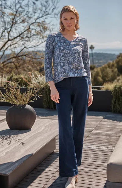 Jjill J.jill Pure Jill Indigo Wide-leg Pants