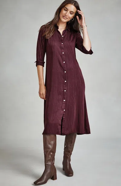 Jjill J.jill Pure Jill Lava-dyed Shirtdress
