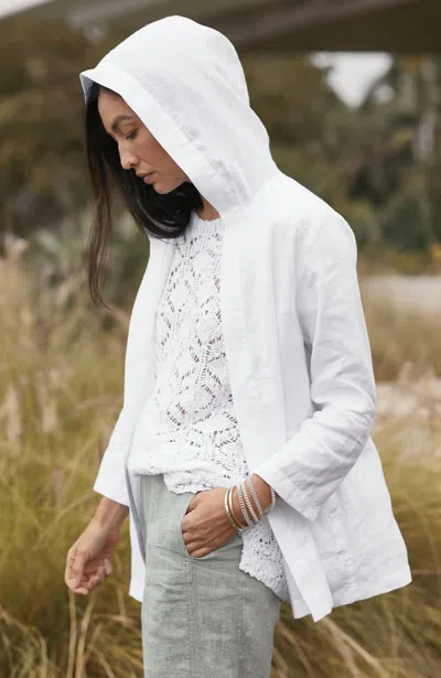 Jjill J.jill Pure Jill Linen Hooded Jacket