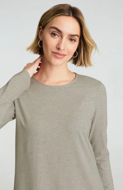 Jjill J.jill Pure Jill Long-sleeve Shirttail Tee