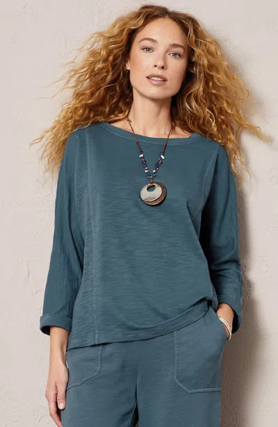 Jjill J.jill Pure Jill Organically Grown Cotton Seamed Top