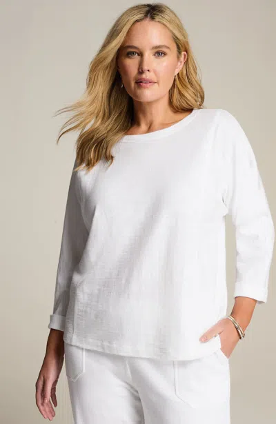 Jjill J.jill Pure Jill Organically Grown Cotton Seamed Top