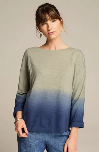 Jjill J.jill Pure Jill Organically Grown Cotton Seamed Top