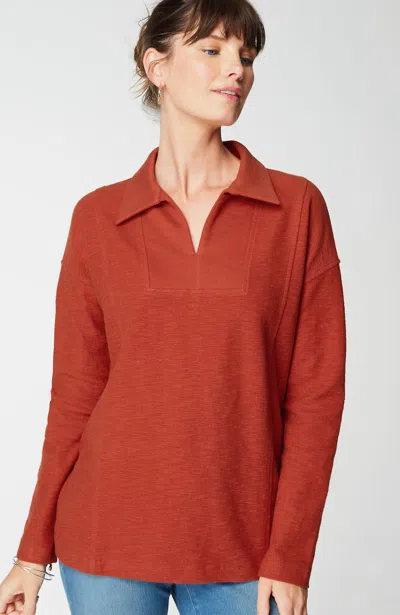 Jjill J.jill Pure Jill Organically Grown Cotton Top In Pottery