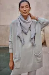 Jjill J.jill Pure Jill Patch-pocket Sweater Tunic In Zinc