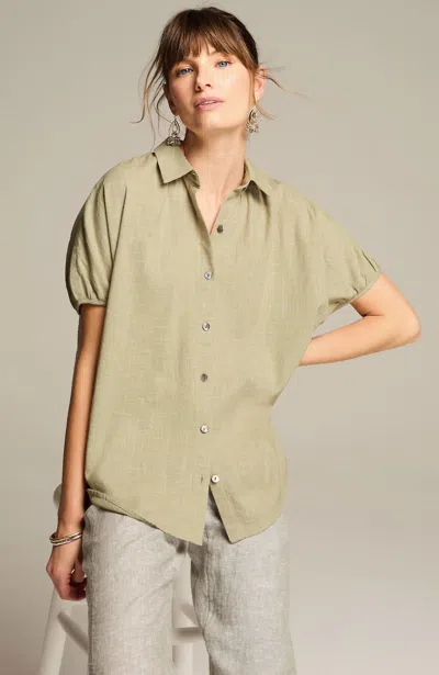 Jjill J.jill Pure Jill Relaxed Button-front Top