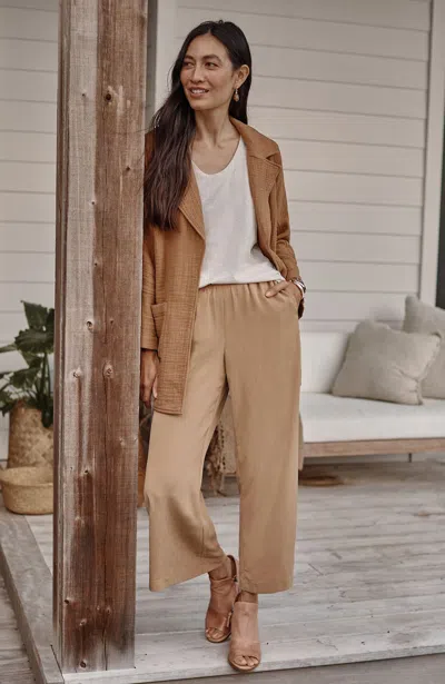 Jjill J.jill Pure Jill Sand-washed Full-leg Crops In Soft Timber