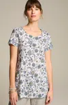 Jjill J.jill Pure Jill Scoop-neck Elliptical Tee