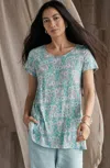Jjill J.jill Pure Jill Scoop-neck Elliptical Tee