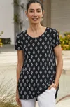 Jjill J.jill Pure Jill Scoop-neck Elliptical Tee