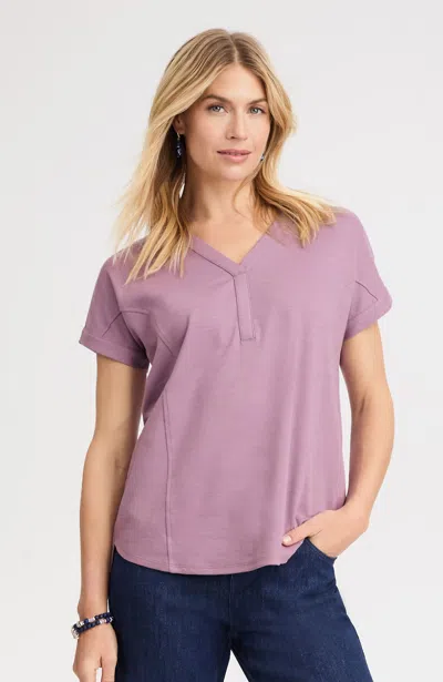 Jjill J.jill Pure Jill Seamed Slub Top