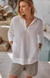 Jjill J.jill Pure Jill Soft Linen-blend Shorts In Light Driftwood