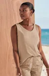 Jjill J.jill Pure Jill Soft-v-neck Layering Tank