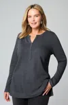 Jjill J.jill Pure Jill Tea-dyed Seamed Tunic In Light Nightingale