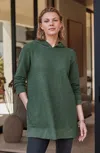 Jjill J.jill Pure Jill Textured Hoodie In Green