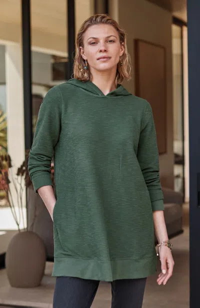 Jjill J.jill Pure Jill Textured Hoodie In Green