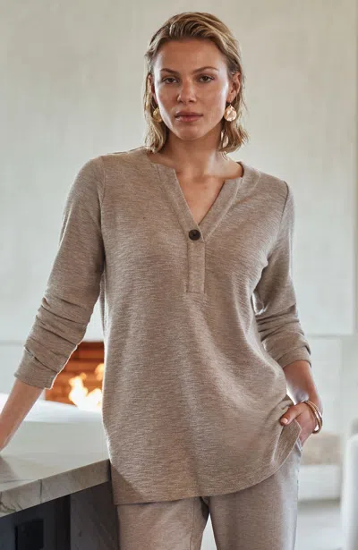 Jjill J.jill Pure Jill Textured One-button Top