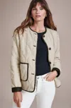 Jjill J.jill Quilted Faux-sherpa Jacket