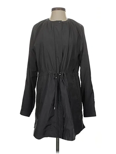 Pre-owned Jjill Raincoat In Black