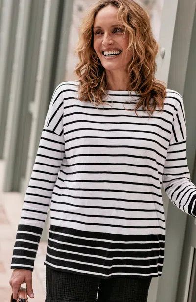 Jjill J.jill Relaxed Boat-neck Tee