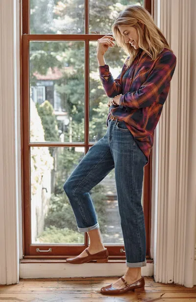 Jjill J.jill Relaxed Boyfriend Jeans In Brookline Wash