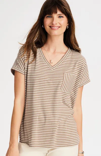 Jjill J.jill Relaxed Dolman-sleeve Striped Tee