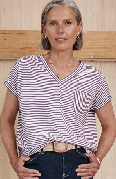 Jjill J.jill Relaxed Dolman-sleeve Striped Tee