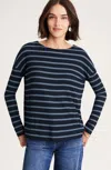 Jjill J.jill Relaxed Rib Tee In Multi