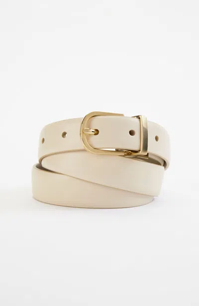 Jjill J.jill Reversible Leather Belt In Barley,laurel