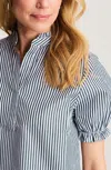 Jjill Ruffled Cotton-poplin Top Pullover