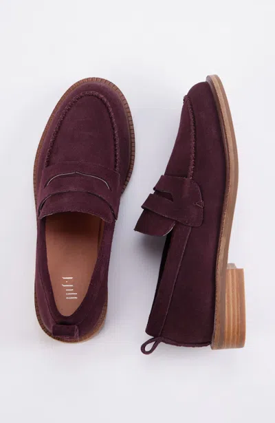 Jjill J.jill Samantha Loafers In Spiced Wine