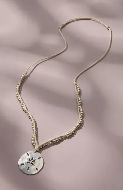 Jjill J.jill Sand Dollar Pendant Necklace