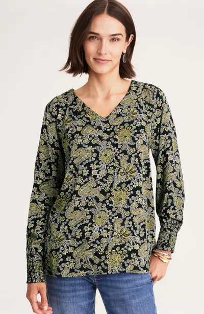 Jjill J.jill Satin Printed Popover